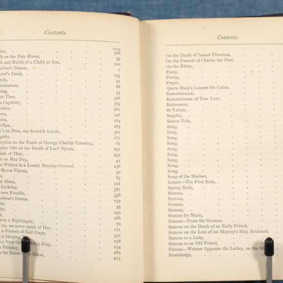 Antique "The Laurel and Lyre: Fugitive Poetry of the Nineteenth Century" 1867 - Picture 8 of 13